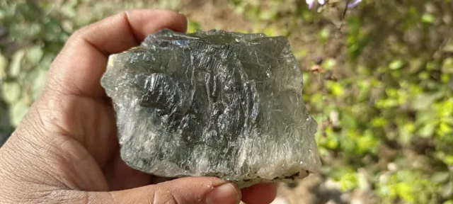 1 pieza de piedra solar verde natural de Oregón en bruto, 1177,5 quilates,...