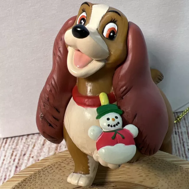 Vintage Disney Christmas Magic Lady Lady and the Tramp ornament