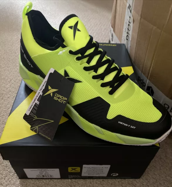 BNIB! Euro 45 - Drop Shot Virtuo-Y 2XT Padel Tennis Shoes- Size Uk 10 - RRP £110