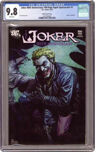 Joker 80th Anniversary 100 Page Super Spectacular 1H Bermejo 2000's CGC 9.8 2020
