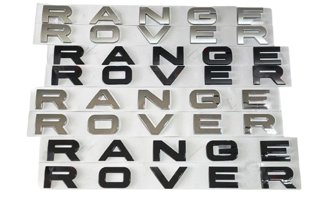 SCRITTA PER RANGE Rover Scritte Cofano Anteriore Evoque Vogue Land Logo ...