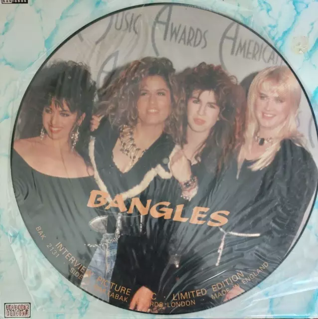 Bangles - Limited Edition Interview Picture Disc - IN EXCELENT CONDITION ,