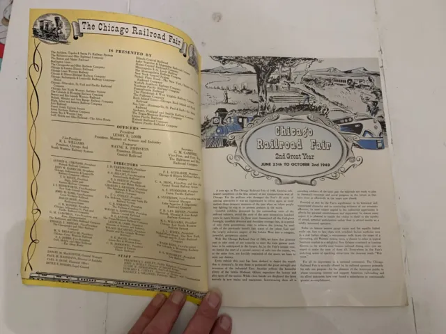 1949 Chicago Railroad Fair Official Guide Book 2