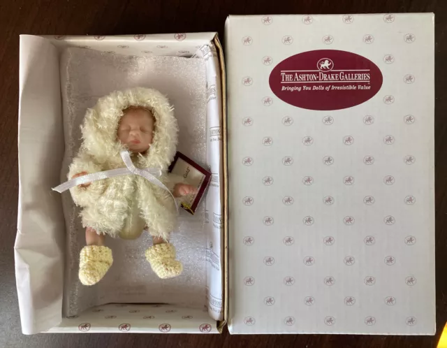Ashton Drake Galleries 4.5" Vinyl Doll Good As Gold In Box With Certificate