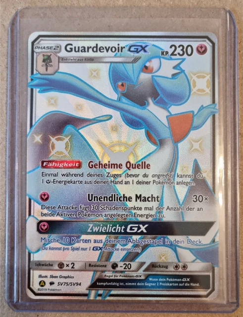 Pokemon Guardevoir - Gardevoir GX (HIF SV75) Full Art Ultra Rare no PSA EGS GSG 