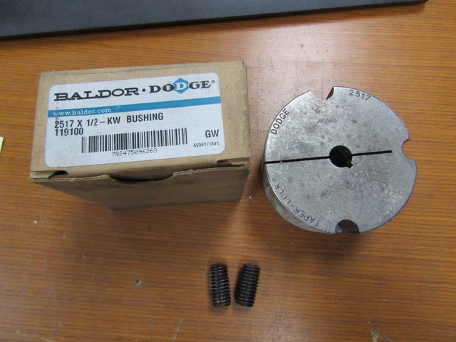 💥NEW BALDOR DODGE 2517 x 1/2 KW TAPER-LOCK BUSHING
