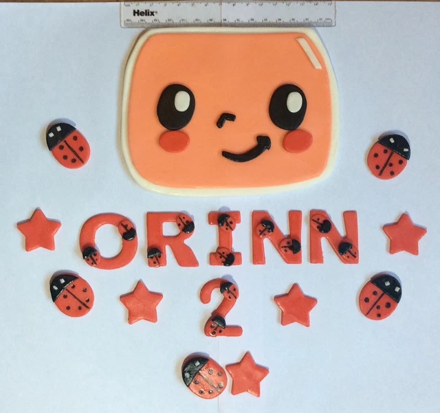 EDIBLE CHARACTER Cake Topper Fondant Icing Decoration With