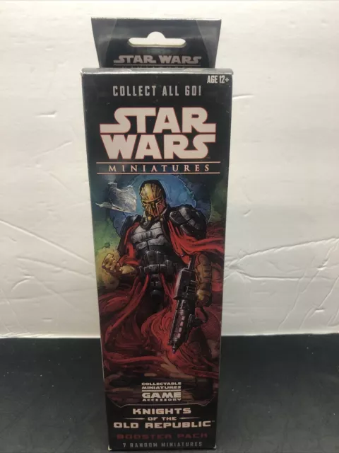 Star Wars Miniatures Knights Of The Old Republic Booster New Sealed KOTOR 2008