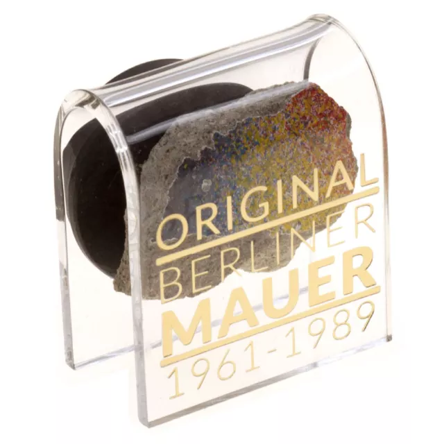 Kühlschrank-Magnet ORIGINAL Berliner Mauer-Stein mit Echtheitszertifikat