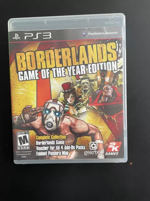 Borderlands -- Game of the Year Edition Sony PlayStation 3