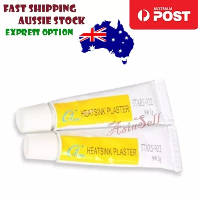 2pcs 5g Tube Thermal Conductive Heatsink Plaster Paste Viscous Compound Glue PC