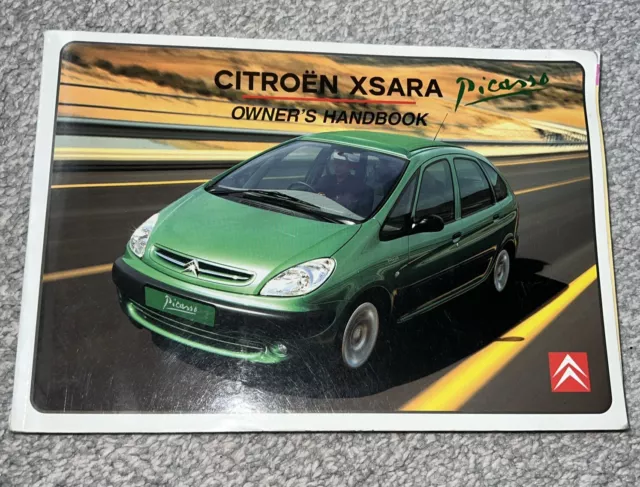 Citroen Xsara Picasso Owners Manual Handbook 1999-2004 (Ada28)