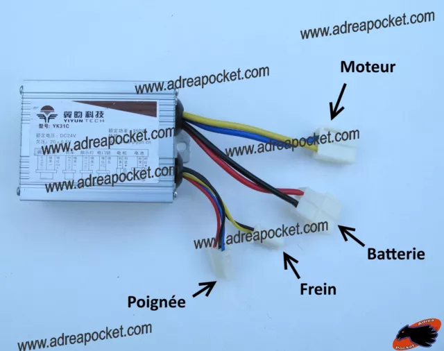Controleur de Tension 24 Volts 350 Watts Trottinette Electrique - A