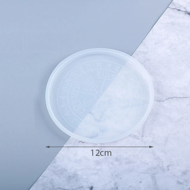 Round Shape Coaster Resin Silicone Mold Casting Molds For DIY Coaster TrYH CJ