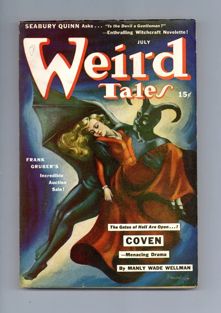 Weird Tales Pulp 1st Series Jul 1942 Vol. 36 #6 VG