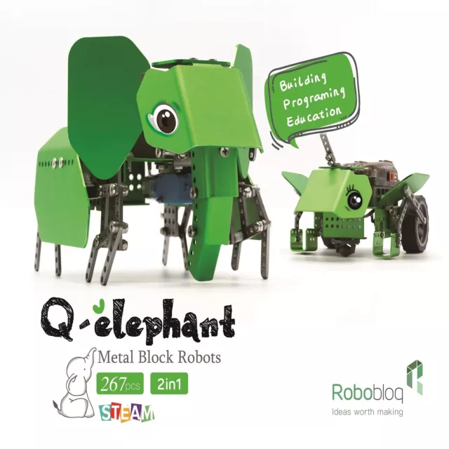 Robobloq Q-Elephant 2-In-1 Robotic Kit