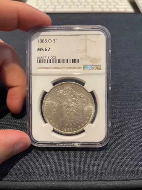 1884-O $1 Morgan Silver Dollar NGC MS64 Old Brown Label - Free Shipping US  - The Happy Coin