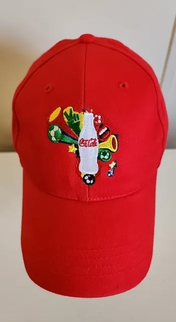 FIFA World Cup South Africa 2010 Soccer Adjustable Baseball Hat Cap Coca Cola