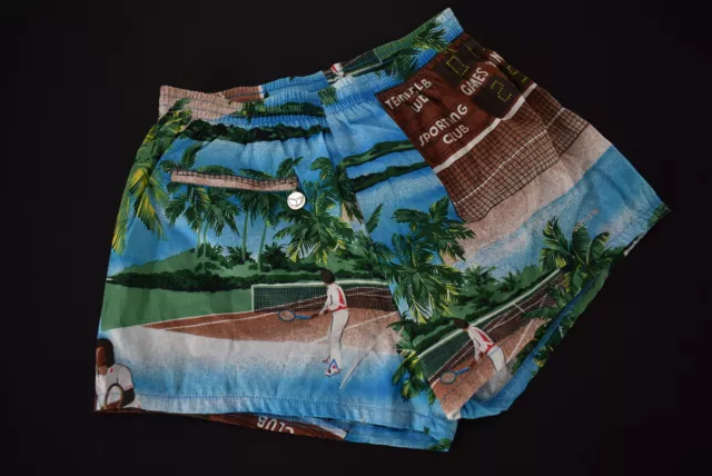 Erima pantaloncini pantaloni corti pantaloni sportivi vintage all over print fumetto art anni 80 164