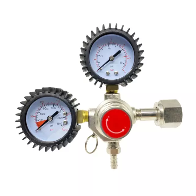 Dual Gauge Nitrogen Beer Coffee Beverage Gas Regulator CGA320 0-80PSI