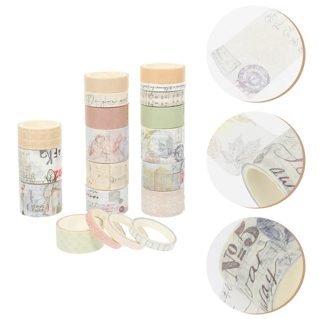 20 rollos de pegatinas para niños Washi Tapes álbum de colección cintas decorativas