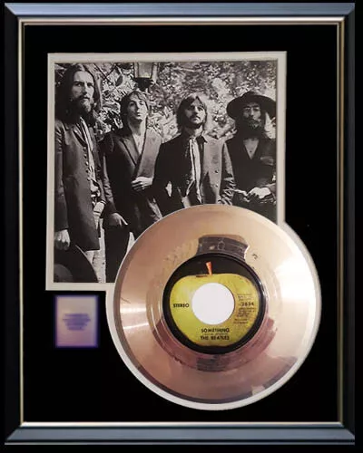 The Beatles Something 45 Rpm Gold Record Rare Non Riaa Award George Harrison