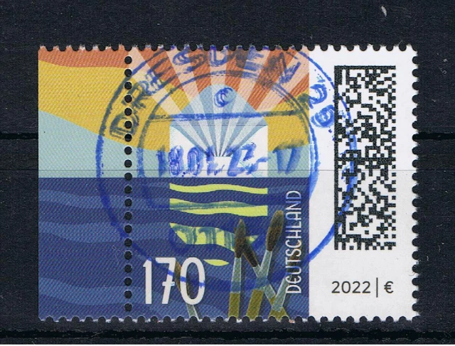 Bund MiNr. 3695 Welt der Briefe 170 ct Abendlicht SR li. BG Vollstempel