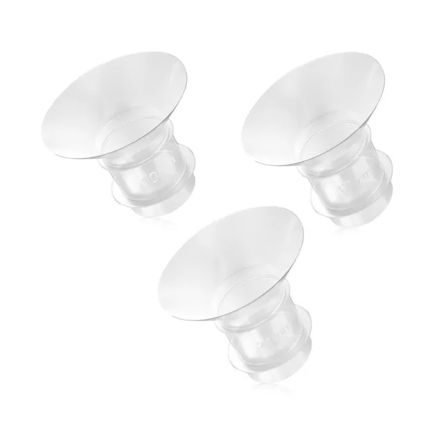 3 pièces pompe à lait maternel bride Inserts bouclier du sein convertisseur P6R1