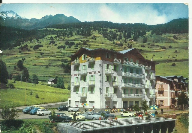 Cartolina Pejo Terme Albergo Cristallo Formato Grande Viaggiata  1966