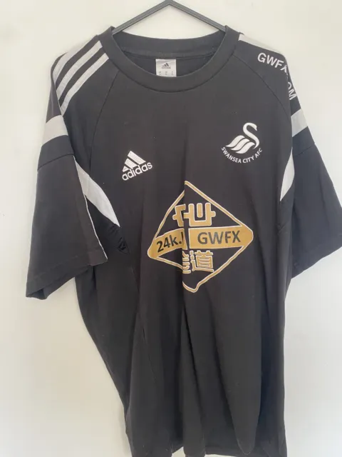 Swansea City Training Top football shirt xl Adidas Michu