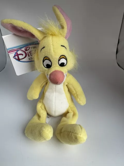 Disney World Winnie The Pooh Rabbit Plush Bean Bag Toy Mouseketoys NWT