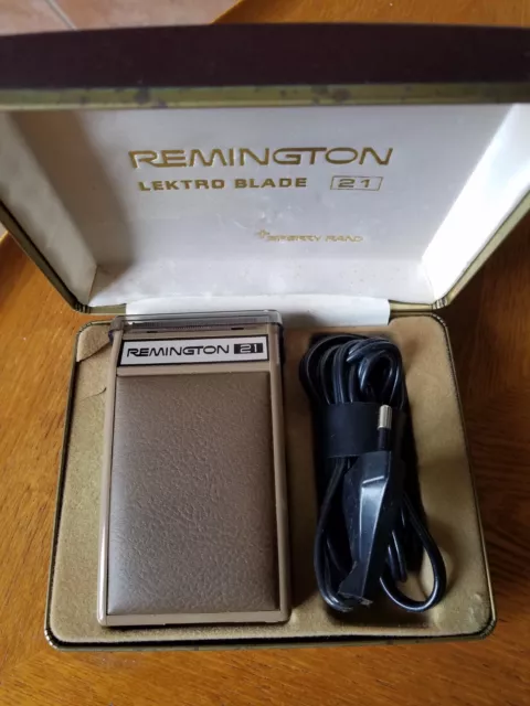 Rasoir Remington 21 .Vintage annee 60.B.E.