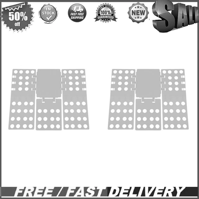 Supporto Abbigliamento Plastica Organizzatore Indumento Pieghevole Scheda Indumento Strumenti di Stoccaggio (Grigio)