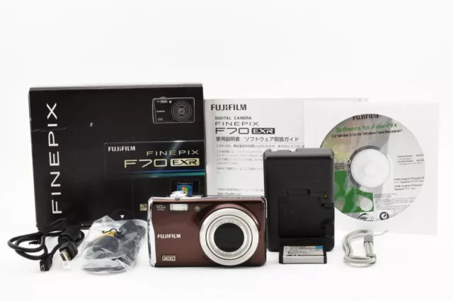 Fujifilm Finepix F70EXR 10MP 10x Cámara digital óptica Marrón [Exc] Japón...