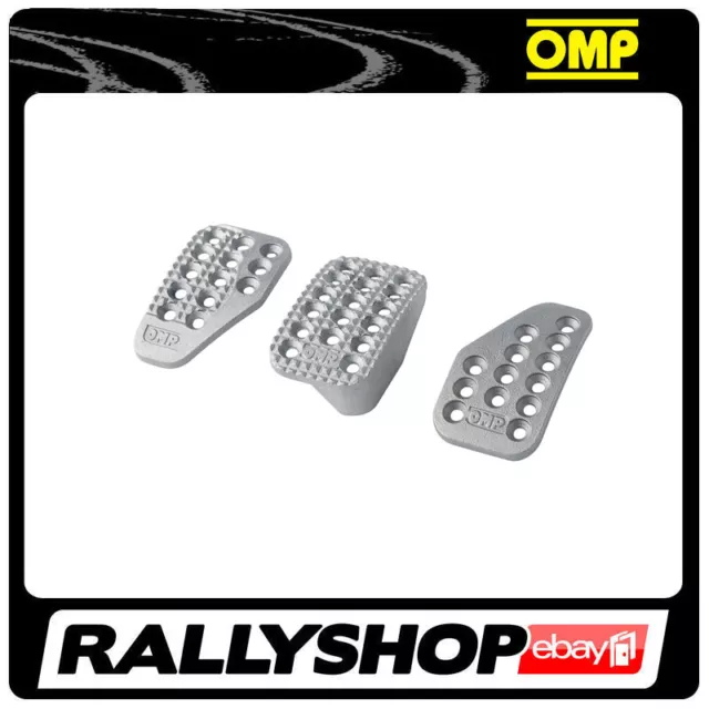 OMP Racing Curved pedal covers Rally  WORLDWIDE