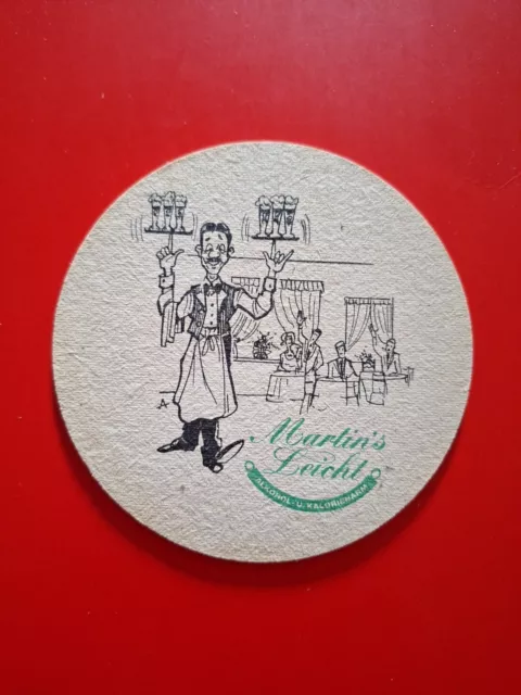 Bierdeckel Kellner - Martinsbräu Marktheidenfeld