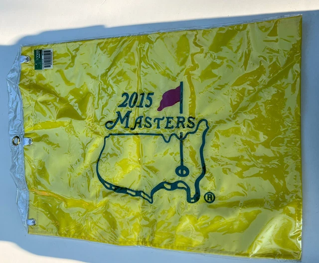 2015 Masters Flag Unsigned From Augusta Jordan Spieth Winner New Sealed