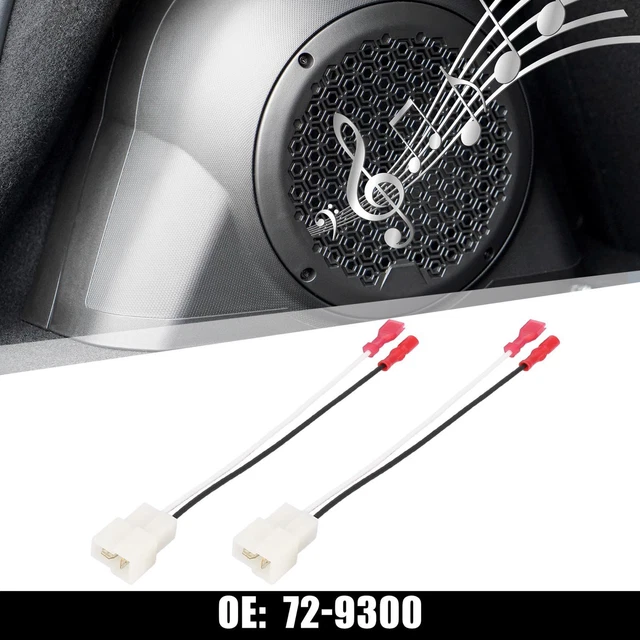 2pz Connettore Altoparlante Auto Adattatore Imbracatura 72-9300 per NISSAN SENTRA 1987-1990