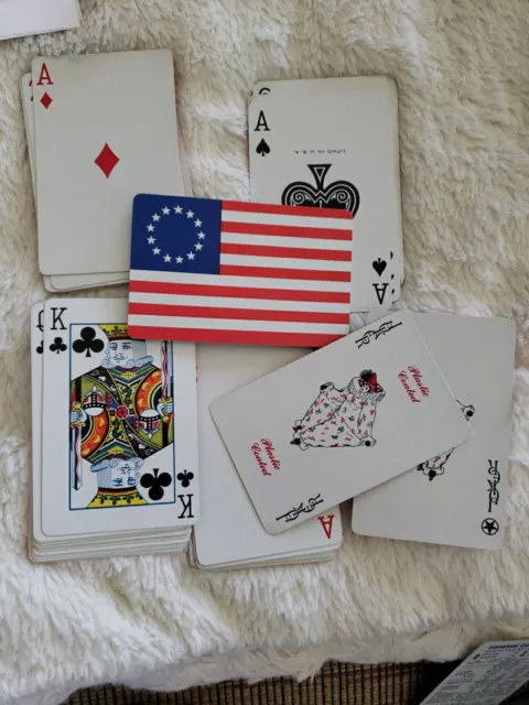 USA 13 Colonies Betsy Ross 1st National Flag Card Deck Pirouette Joker