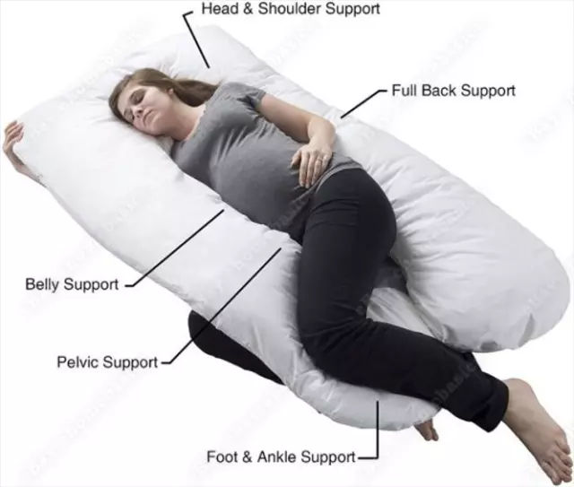 9/12 feet U Pillow Full Body Support Pillow Maternity Pregnancy Pillow