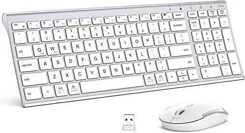 GK03 Wireless Keyboard and Mouse Combo - 2.4G Portable Wireless Keyboard Mouse,n