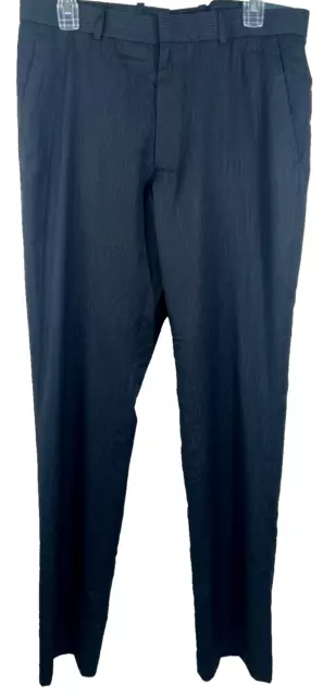 Perry Ellis Travel Luxe Men's Slim Fit Dress Pants Night Blue Size 32X34 New