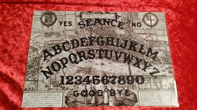 Bizarre Magick Old Whitechapel Ouija Board laminated sheet witchboard weeja