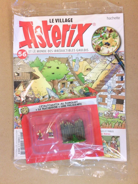 Collection Village D'Astérix Hachette - Figurine Cétautomatix, Banquet, Bûcheron...
