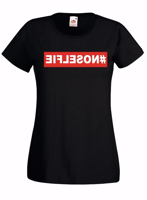 T-shirt Maglietta donna J2012 #NoSelfie No Photo Please Sono VIP Social Selfie