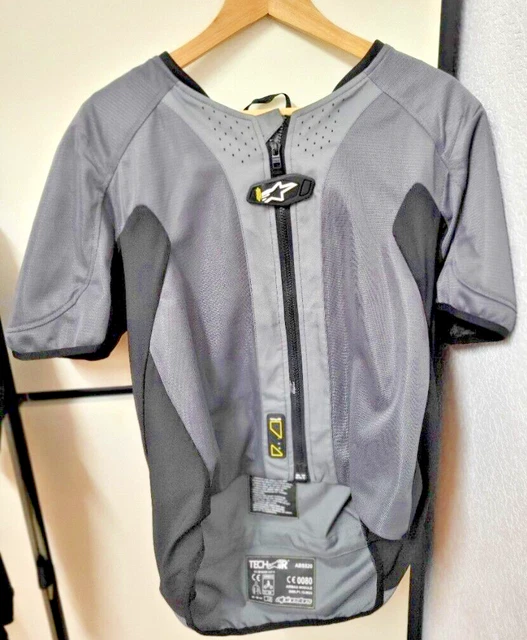 Motorrad Airbagweste Alpinestars TECH-AIR 5 System Farbe: Grau/Schwarz Gr: XL