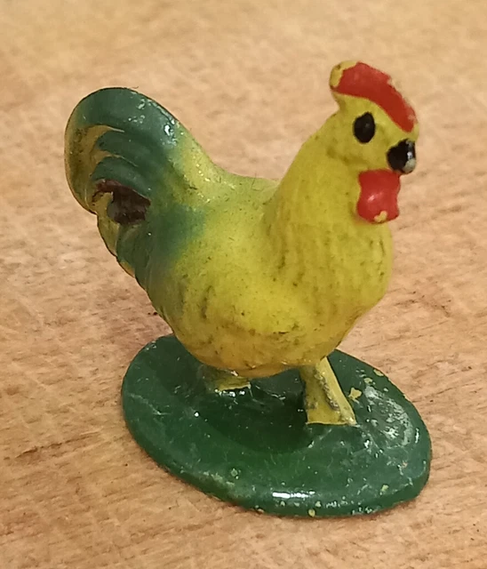 Animaux de la ferme en bois de grande taille : poulailler avec poules
