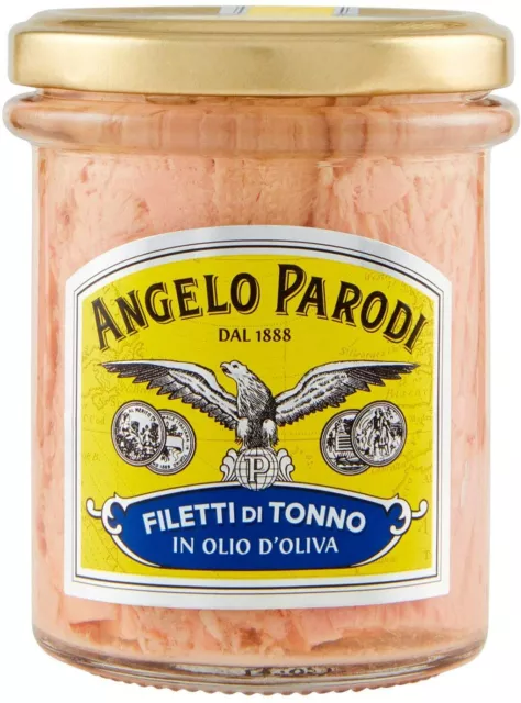 Angelo Parodi Filetti Tonno in Olio d'Oliva, 195g
