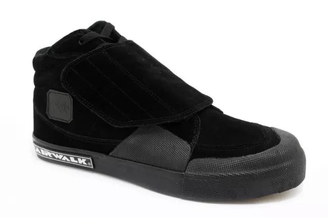 AIRWALK Vic Noir 38443B Retro Skateshoe Non 1 IN Den 80er Années