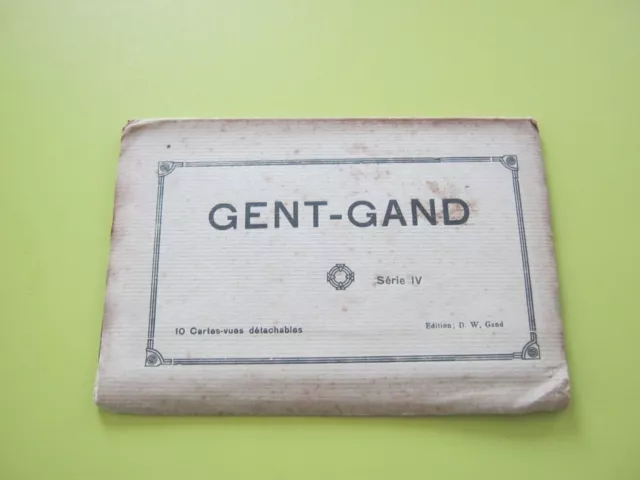 Cartes Postales Anciennes Detachables Gent Gand Tbe